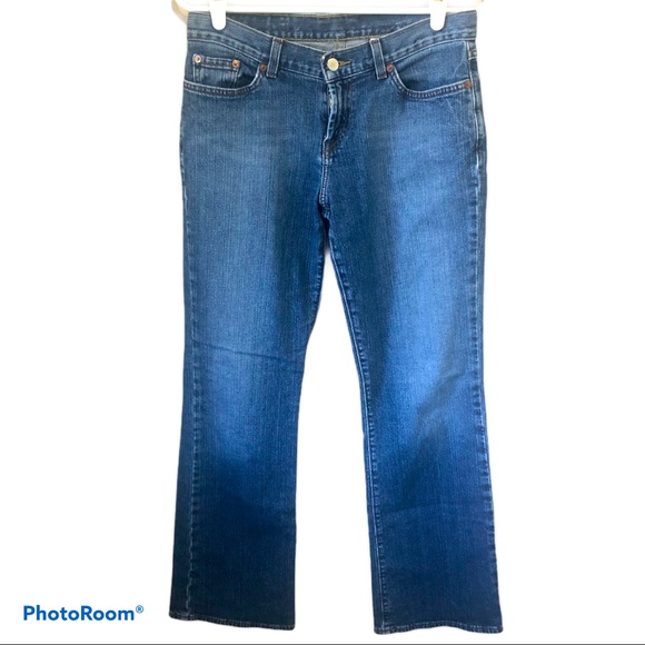 Women’s Lucky Brand Mid Rise Flare Jeans Sz 6/26 Blue - Picture 1 of 6